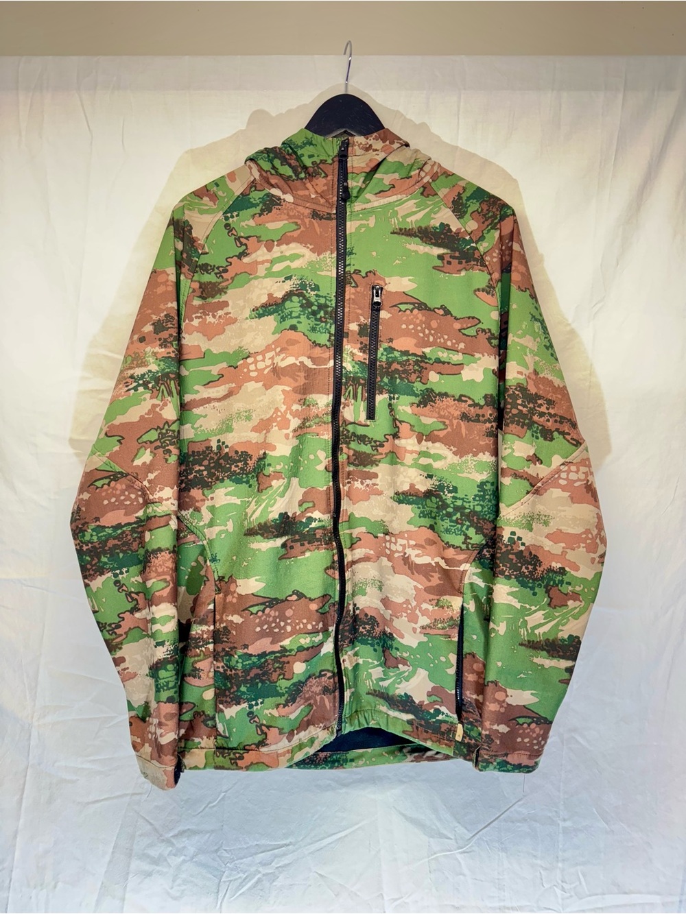 Burton Men's Camouflage Field Jacket in Green and Brown